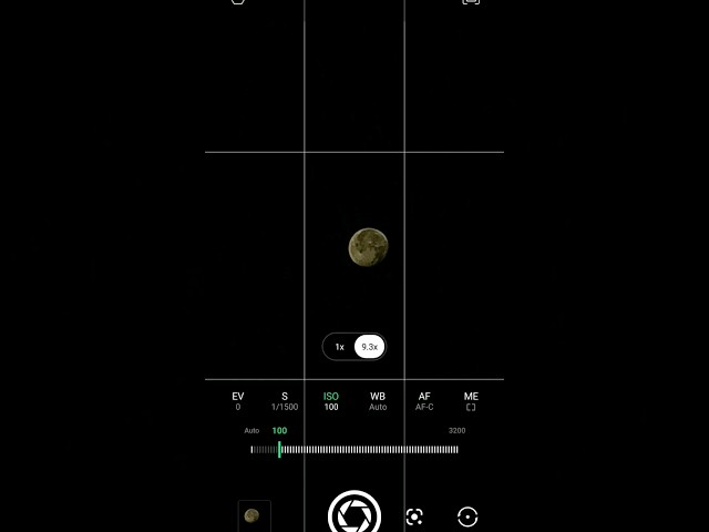 Moon 🌒 ✨✨ taken by the phone 📱