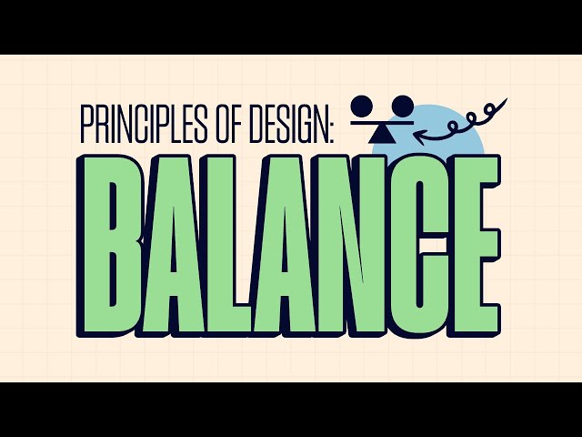 Understanding Balance: The Principles Of Graphic Design