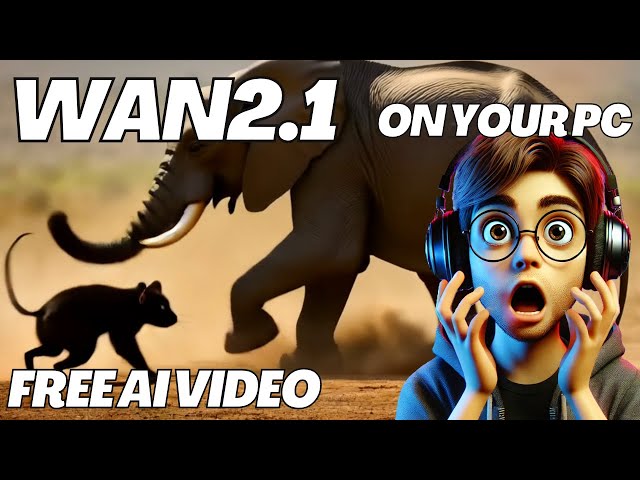 How to Run WAN 2.1 Locally on Pinokio | Free AI Video | Demo: Elephant vs Mouse