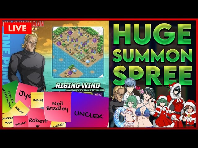 Rising Wind! & SUMMONING SPREE! | ONE-PUNCH MAN: ROAD TO HERO 2.0