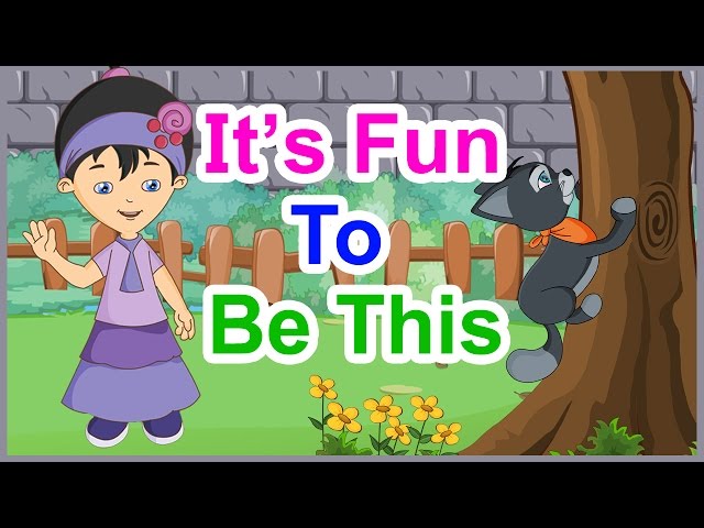 It's Fun To Be This Rhyme With Lyrics - English Rhymes For Babies | Kids Songs | Poem For Kids