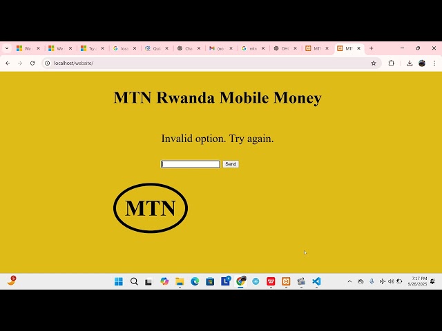 Tutorial:🔥 HOW TO CREATE A PHP PROGRAM SIMILAR TO MTN RWANDA . USING, PHC , CSS , HTML  LANGUAGES 💯🔥
