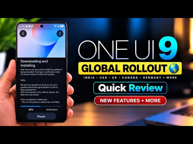 FINALLY! One UI 9 STABLE Globally Out! 🔥 NEW Feature + Quick Review