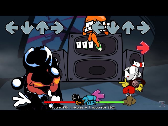 Friday Night Funkin Mod Showcase Spookmalgamate & Cuphead Skin But BS Sound Week 2