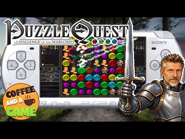 ☕  Coffee and a Game: Puzzle Quest: Challenge of the Warlords Defeats Me on PSP!  ☕