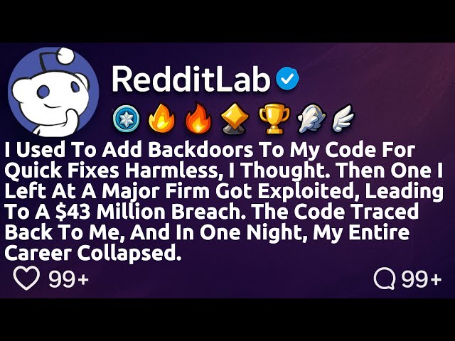 [FULL STORY] As a software developer, how often do you leave a backdoor in your code?