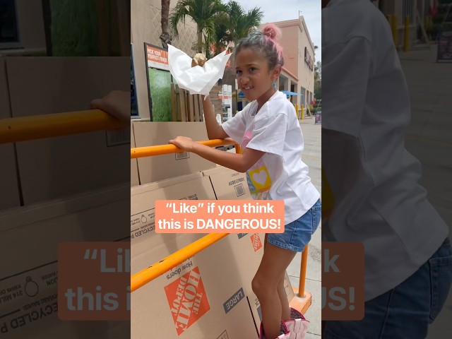 SHOULD I LET LONDYN DO THIS!? #dlafam #shorts #londyn