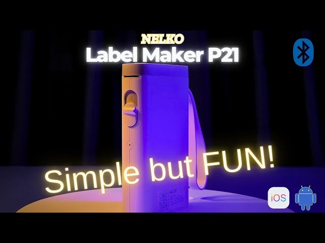 Nelko P21 Bluetooth Label Maker — Full Review & Unboxing (Pocket Label Printer!)