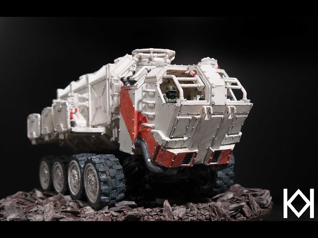 Print and Paint a SciFi Vehicle - The Colossus Diorama | 3D Resin Print with Elegoo Mars 3