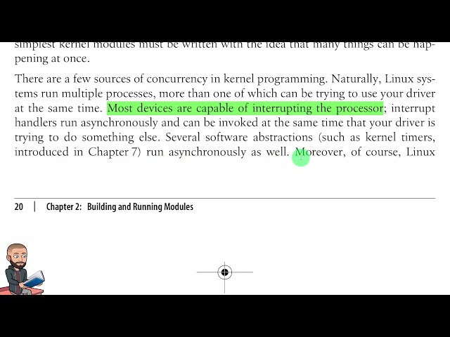 Brief Description of Concurrency in the Kernel