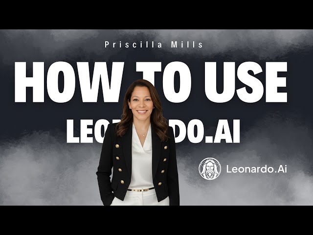 Leonardo AI Tutorial (2025) – Images, Videos & Blueprints Step-By-Step