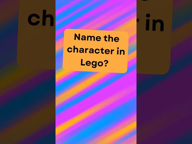 Guess the Lego Character #lego #afol #legoquiz #legofan #minifigures #shorts