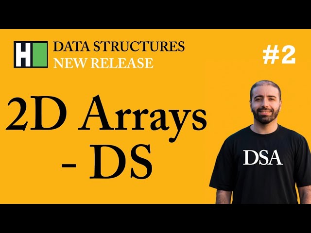 2-D Array - DS - HackerRank DSA Solution #2 | Python