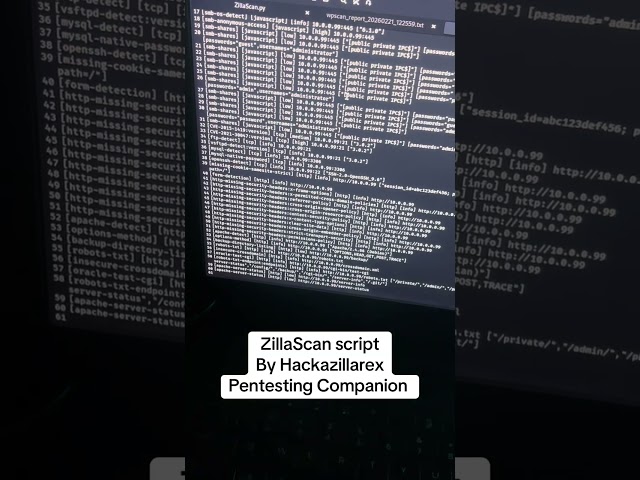 ZillaScan by Hackazillarex | a pentesting companion