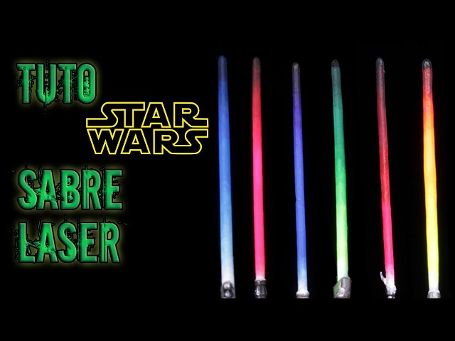 How to Paint a Lightsaber (demonstration for every color!)