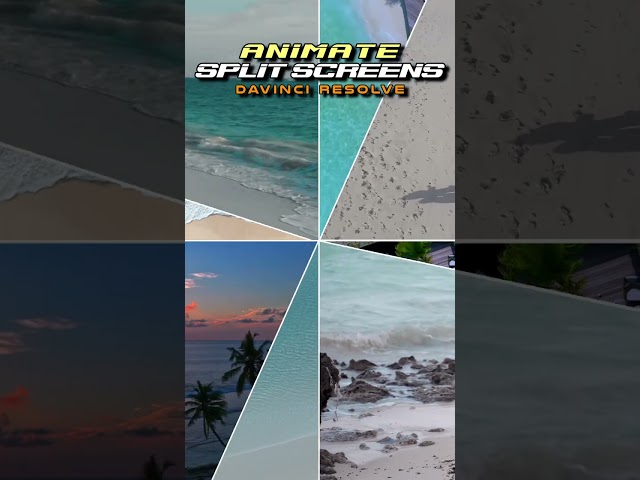 Animate Split Screens in DaVinci Resolve