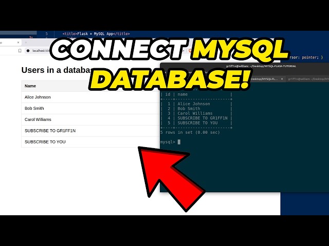 Python Flask -  How To Connect MYSQL Database