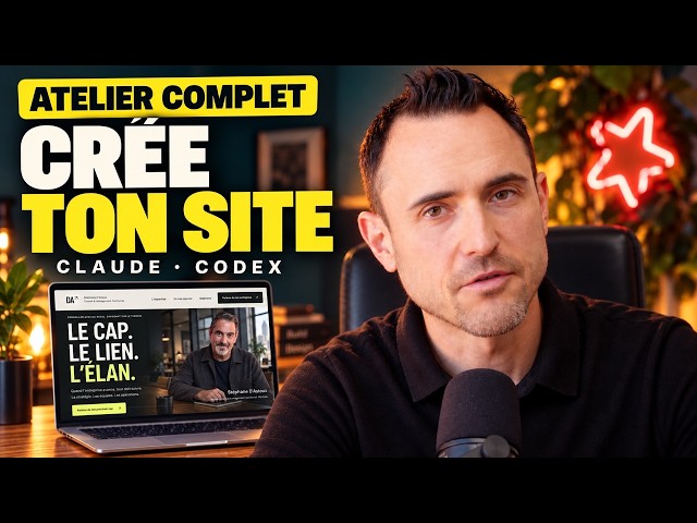 Créer ton site avec Claude ou Codex · Atelier complet