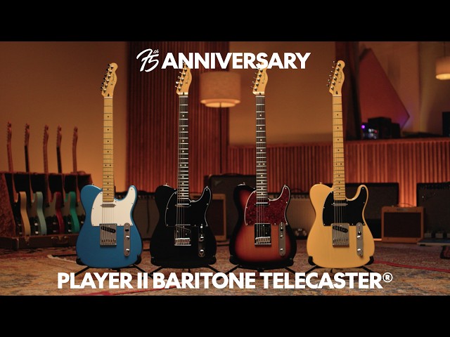 Exploring the 75th Anniversary Player II Baritone Telecaster | Fender