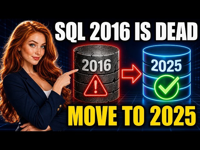 SQL Server 2016 Is Unsupported: Migrate to SQL Server 2025 the Right Way