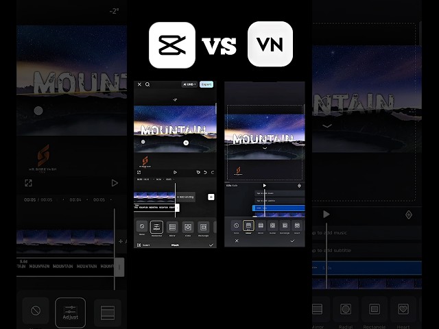 CapCut Vs Vn - Masking Effect