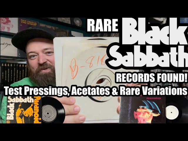 RARE Black Sabbath Records Found! Acetates, Test Pressings, EPs, Vertigo Swirls, and Rare Variations