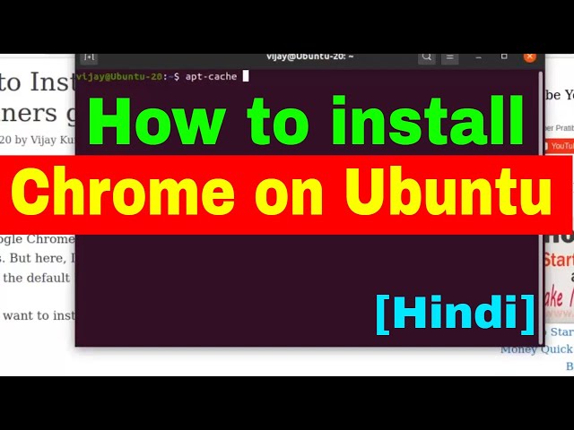 How to install google chrome on Ubuntu