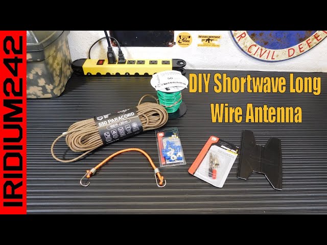 Prepping Do It Yourself Tip   Shortwave Long Wire Antenna
