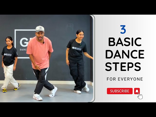 3 Basic Dance Steps for Everyone | Deepak Tulsyan Dance Tutorial