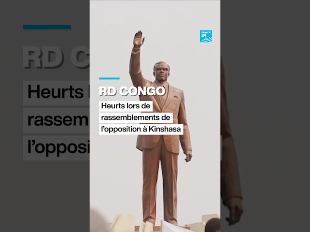 RD Congo : Des heurs lors de l’assemblement de l’opposition à Kinshasa • FRANCE 24