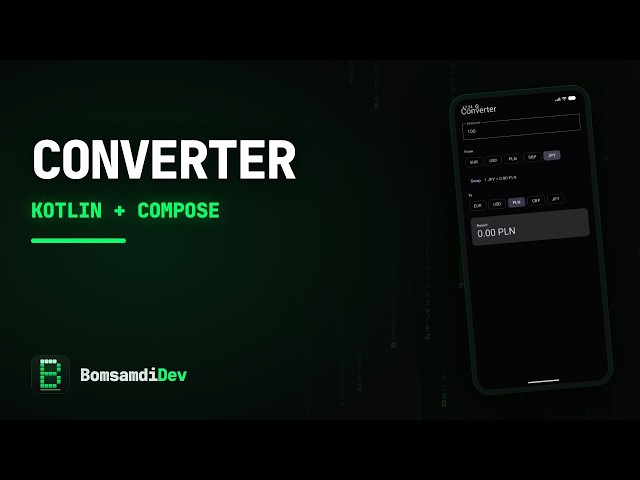 Building a Currency Converter in Kotlin & Jetpack Compose (no talking)