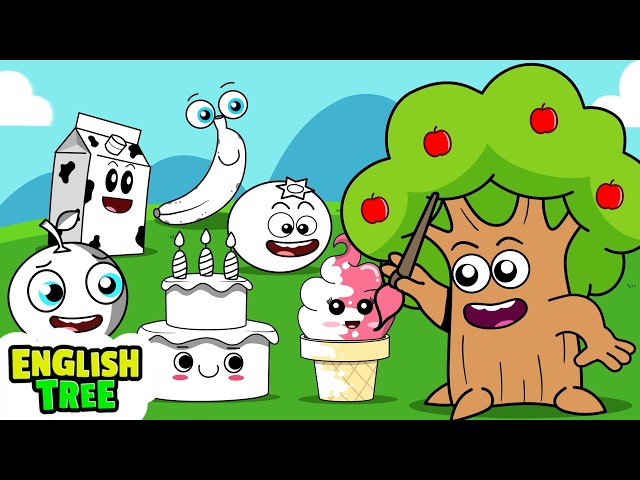 Color The Foods | English Tree