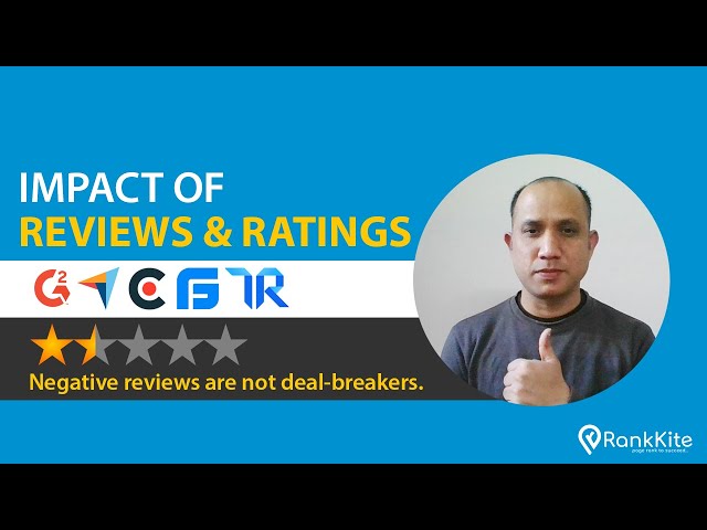Impact of reviews and rating for b2b software service providers (rankkite)