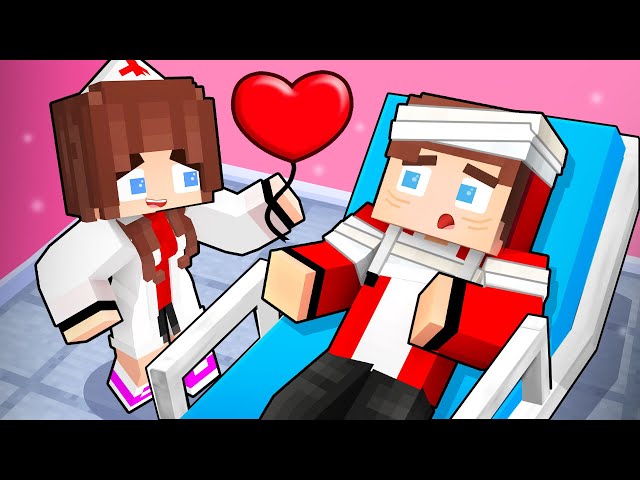 Nurse JJ`s Girl and JJ - Love Story - Maizen Minecraft Animation