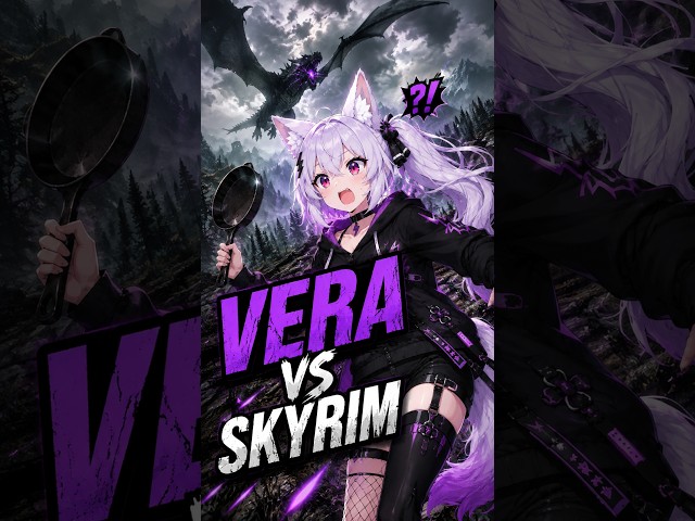 I Let My #AI VTuber Vera Play Skyrim #aivtuber #veracoded