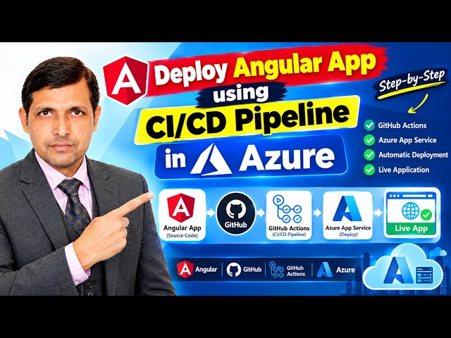 Deploy Angular App to Azure with CI/CD Pipeline | GitHub Actions + Azure App Service-Part-05
