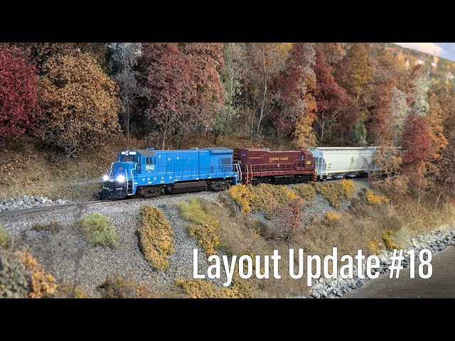 The Best Scenery I've Ever Done | Finger Lakes Railway Layout Update #18