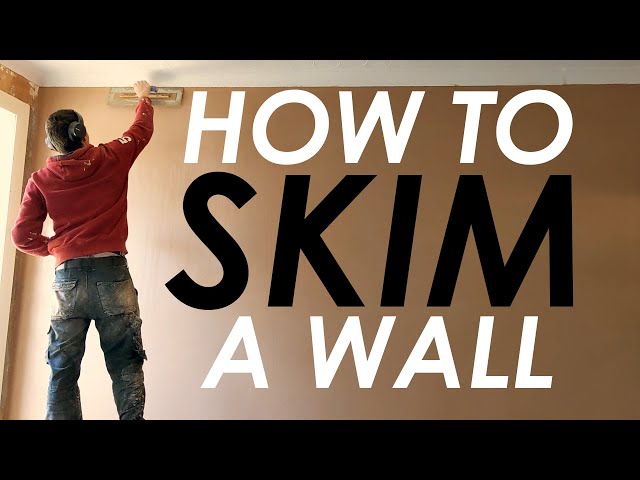 How To Plaster A Wall | Skim Coat Plastering [Plastering Tutorial]