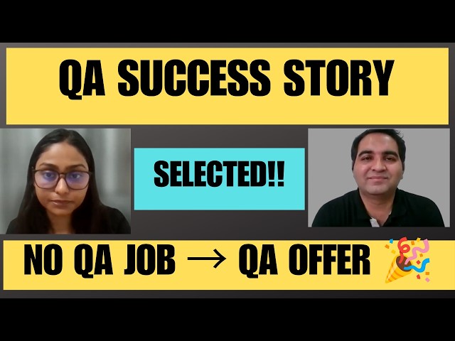 QA Success Story 🔥 From Rejections to Automation Testing Job | Real Interview Journey