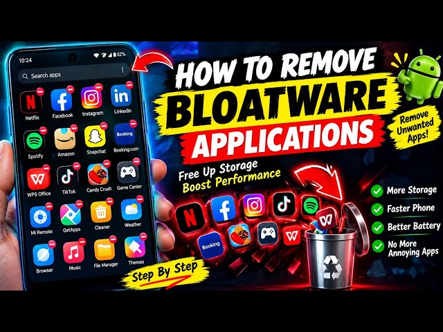 How to remove unwanted application from the phone | how to delete bloatware