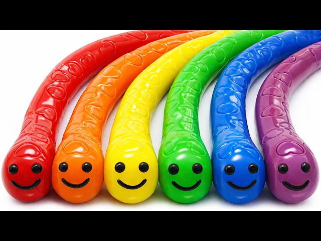 Satisfying Video l How to Make Rainbow Bathtubs into Mixing Slime with Glitter Pool Cutting ASMR 6