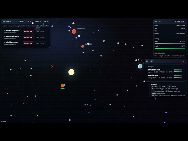 Galactic Conflict - A real-time 4X strategy game where every decision matters