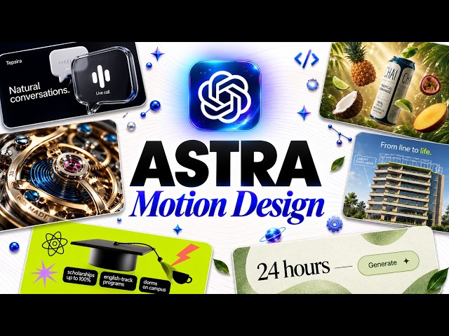 GPT 6 Astra Is INSANE for Motion Design