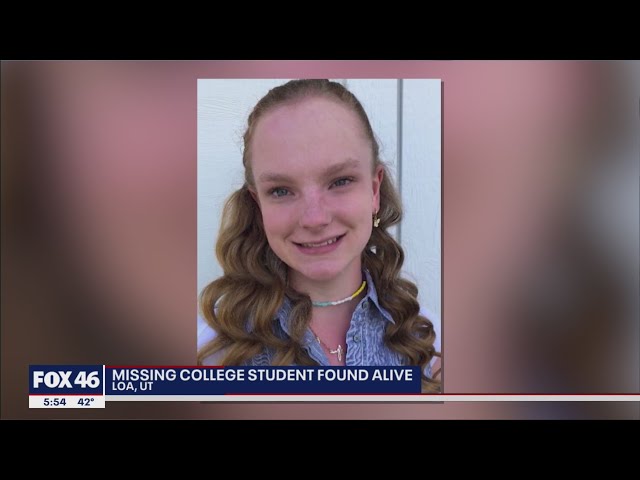 Missing college student found alive, covered in coal in man's basement