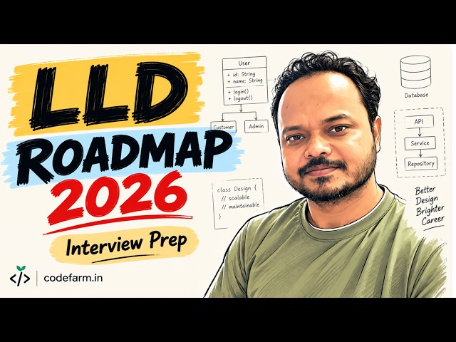 Low-Level Design (LLD) Roadmap 2026 and beyond | Complete Interview Preparation Guide #systemDesign