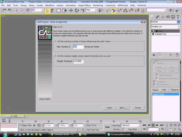 Advanced Modding in Moviestorm - Accessories