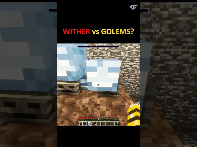 Can Iron Golems BEAT the Wither?! 😳