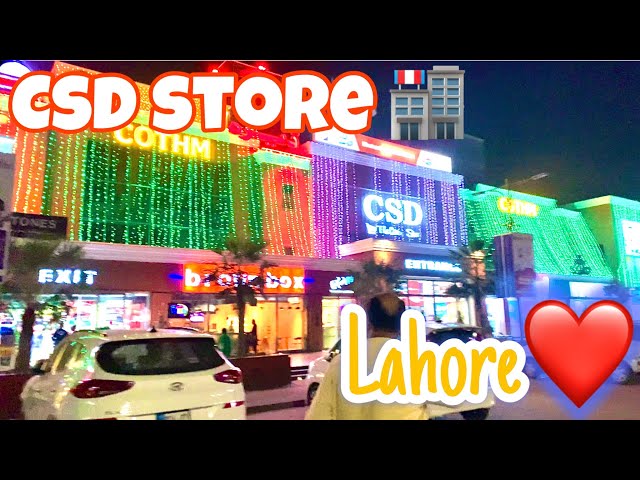 CSD shopping centre 🛒lahore mukamal review🛍️