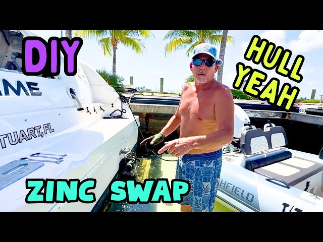 DIY - Replace Sacrificial Boat Zinc Anodes Before It’s Too Late - Save Money $$$ and Save Your HULL!