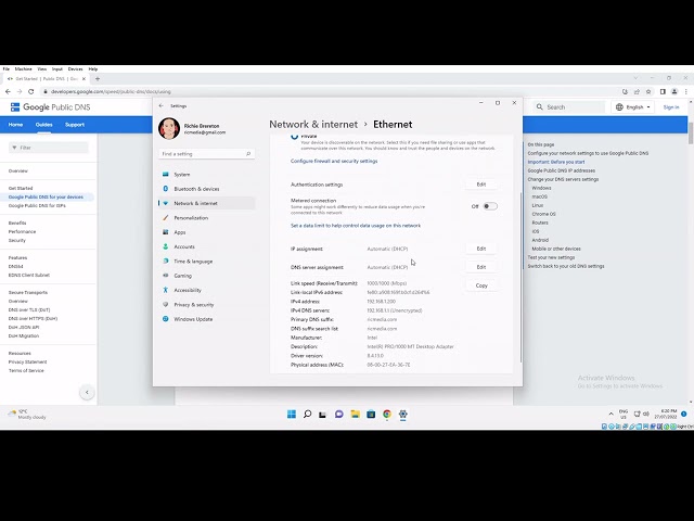 Set Custom DNS Servers on Windows 11
